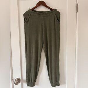 Amour Vert Olive Green Track Joggers